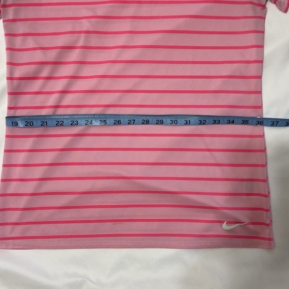 Nike,Dri-fit Pink Stripped BARBIECORE Short Sleeve T- Shirt Tee.Size-Large. - Picture 5 of 11